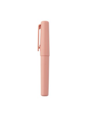 Compact Gel Ink Ballpoint Pen Cap Type 0.5mm - Pink