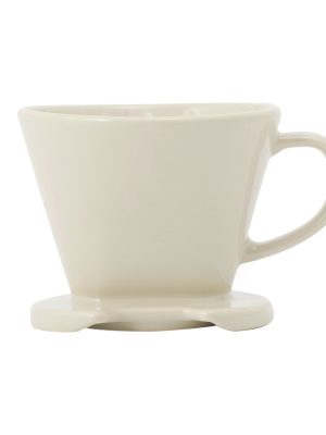 Stoneware Coffee Dripper - Gray Beige