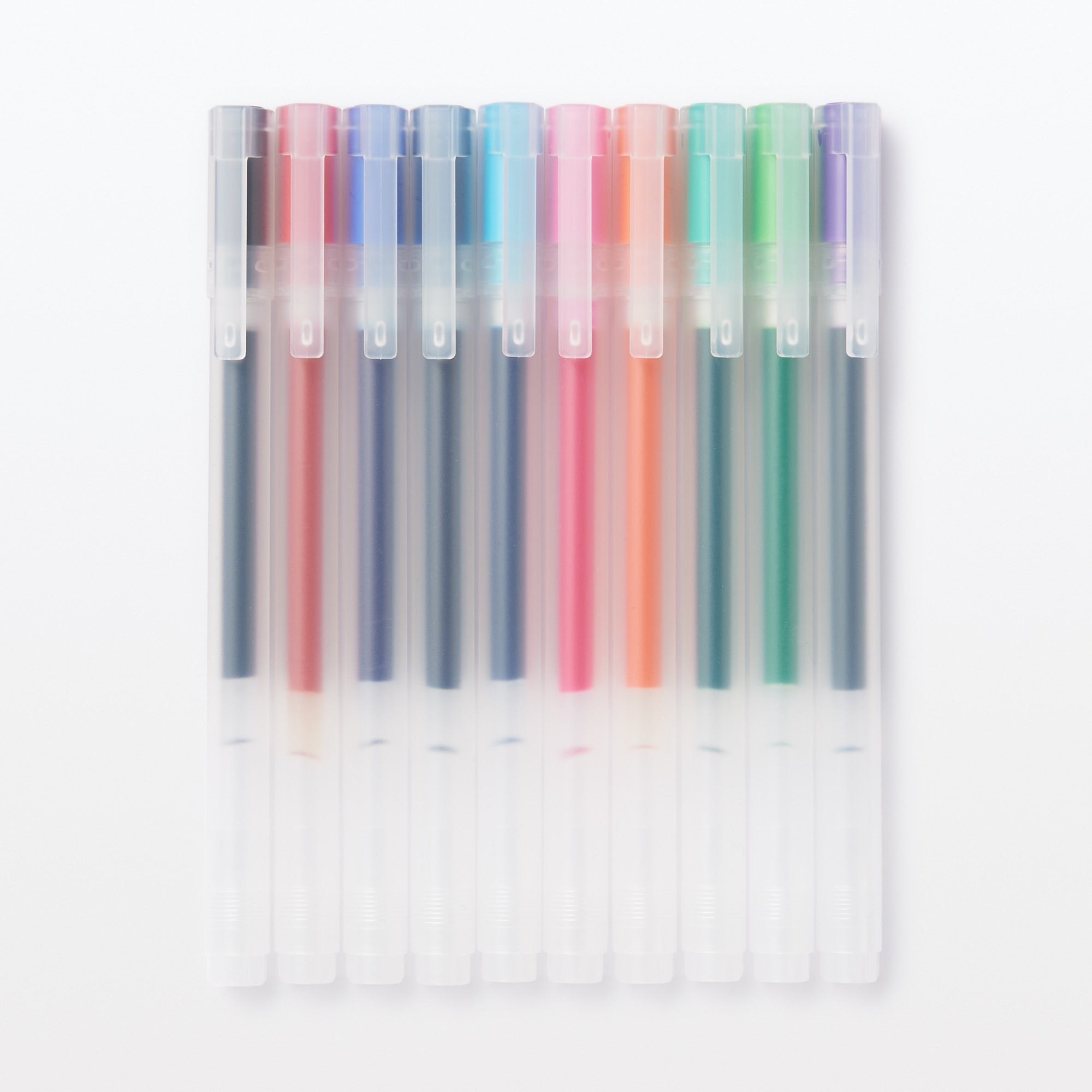 Gel Ink Ballpoint Cap Pen 10 Color Set - Image 6