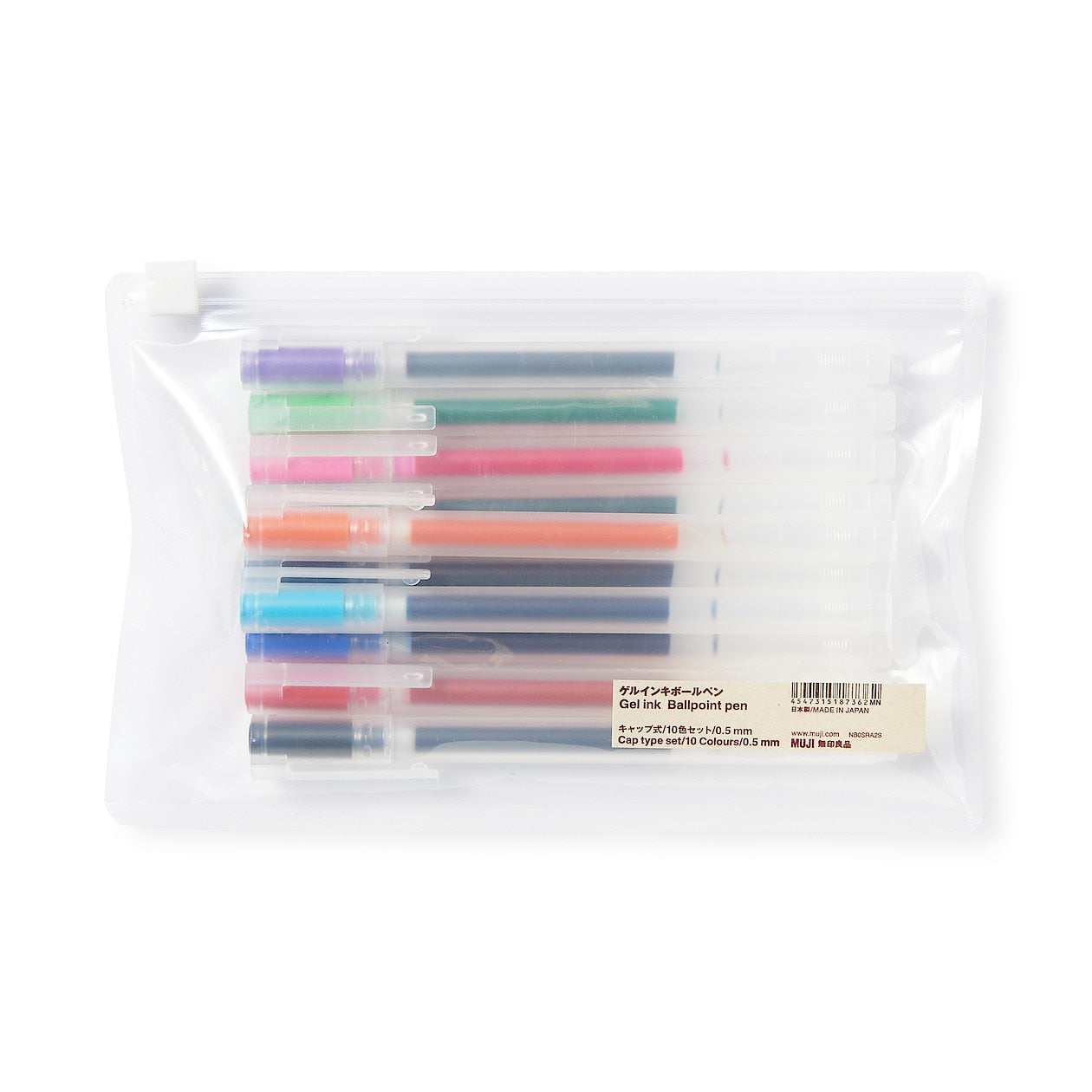 Gel Ink Ballpoint Cap Pen 10 Color Set - Image 5