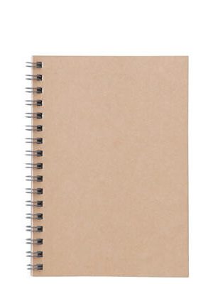 Planting Tree Paper Double Ringed Notebook A6 Beige