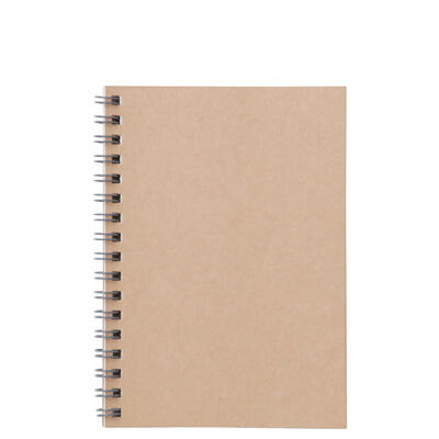 Planting Tree Paper Double Ringed Notebook A6 Beige