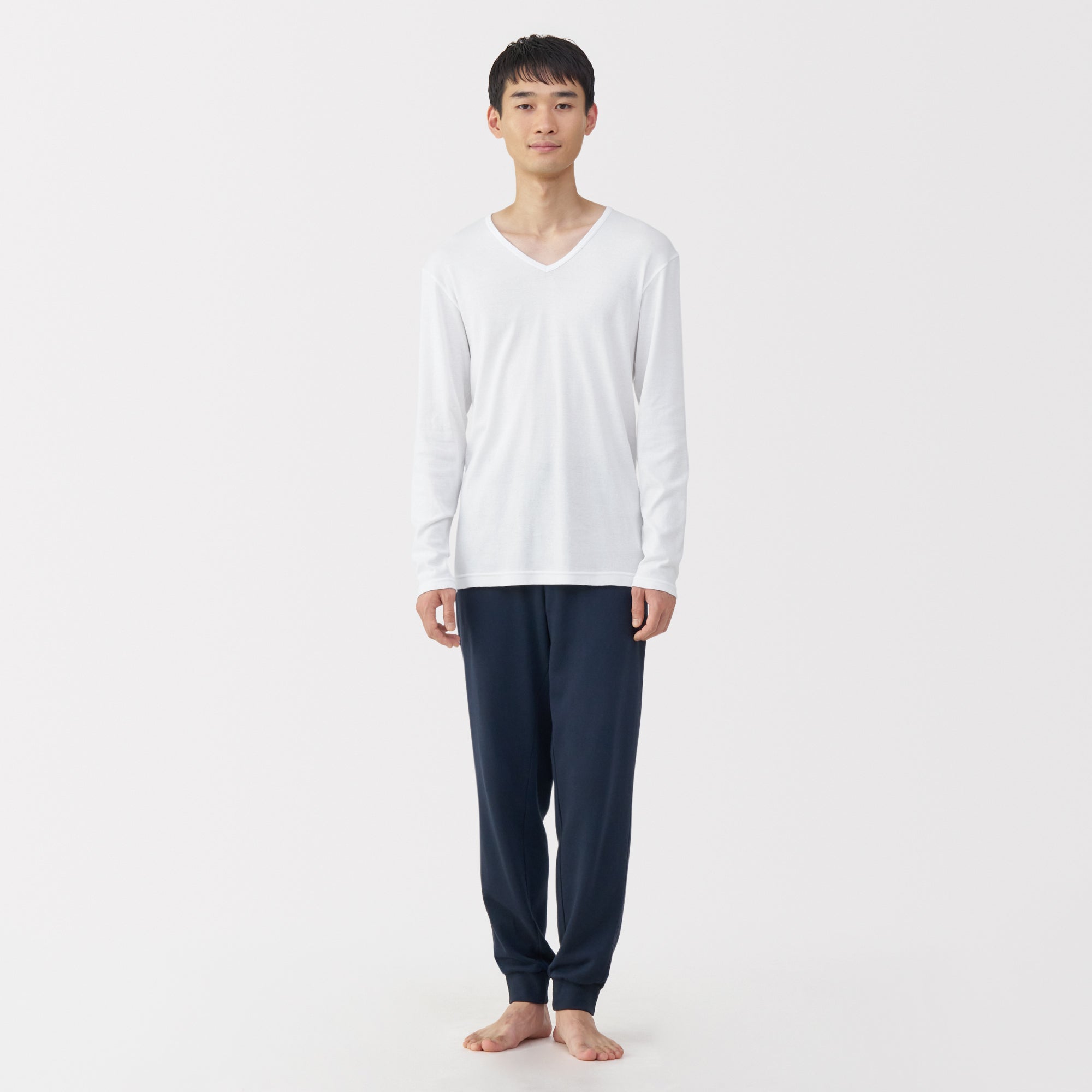 Warm Cotton V-Neck T-Shirt - Image 11