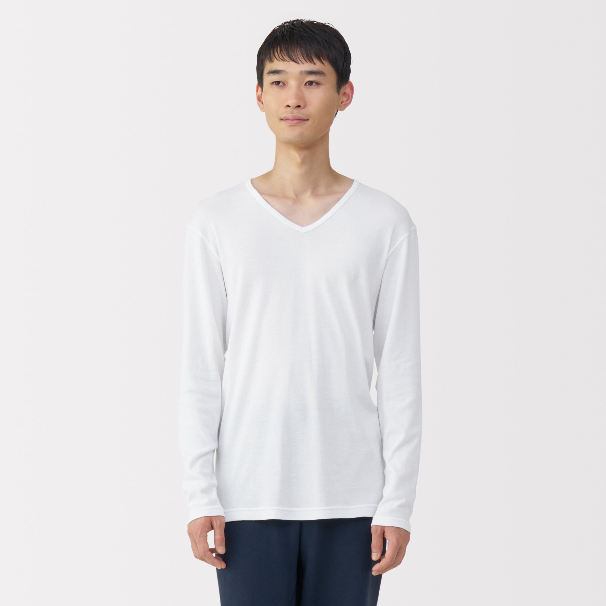 Warm Cotton V-Neck T-Shirt - Image 10