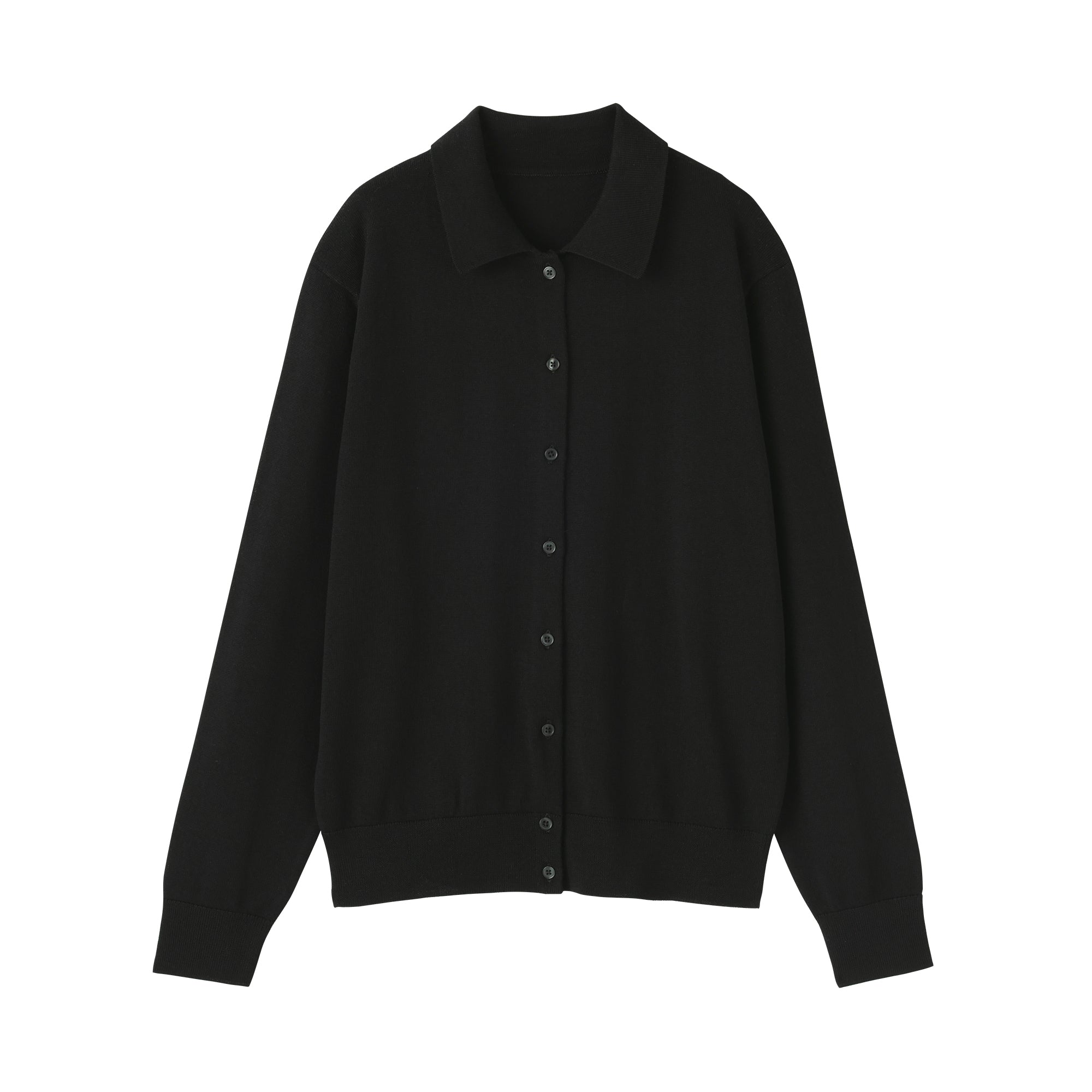 Wool Polo Cardigan - Image 16