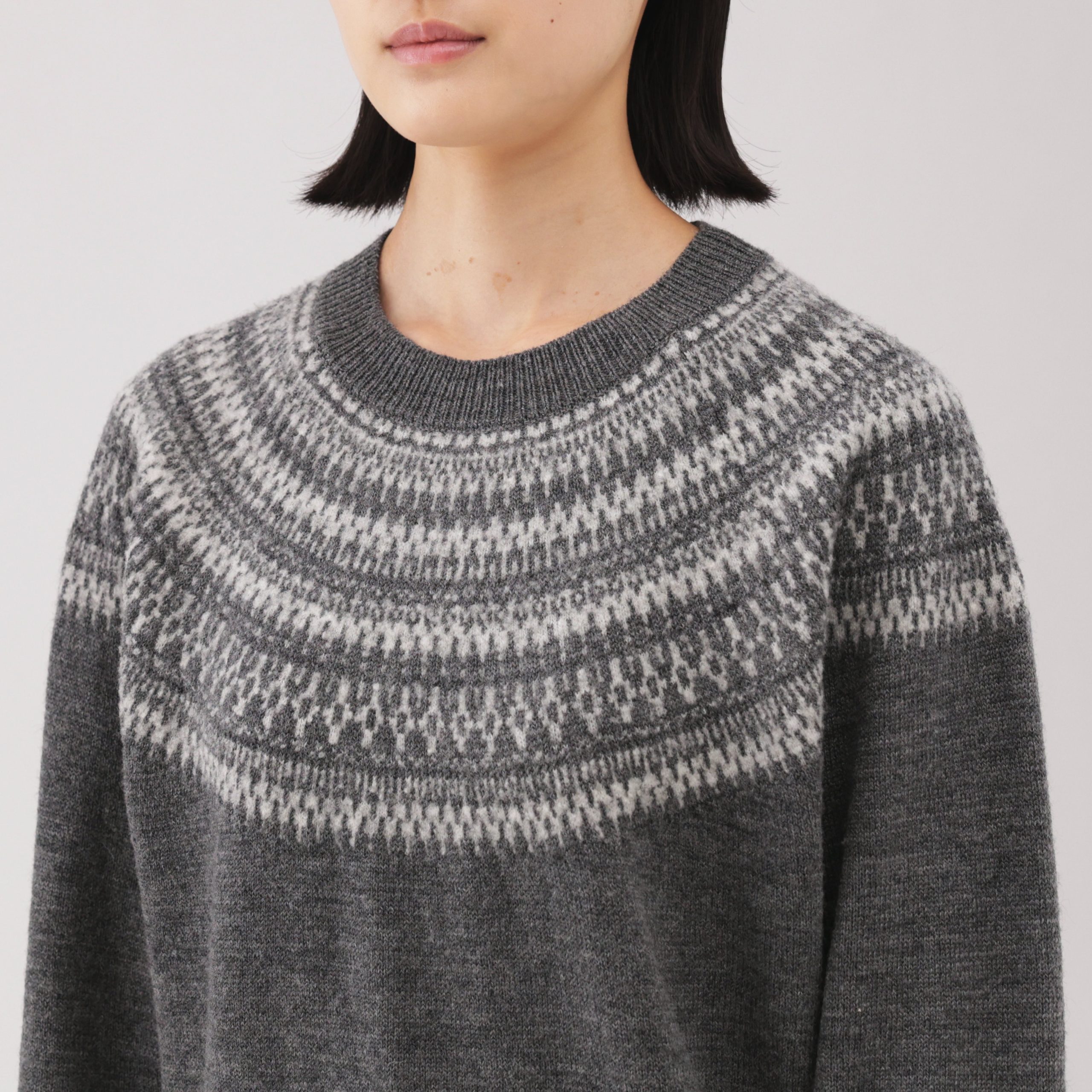 Andes Wool Blend Jacquard Sweater - Image 21