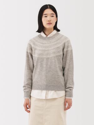 Andes Wool Blend Jacquard Sweater