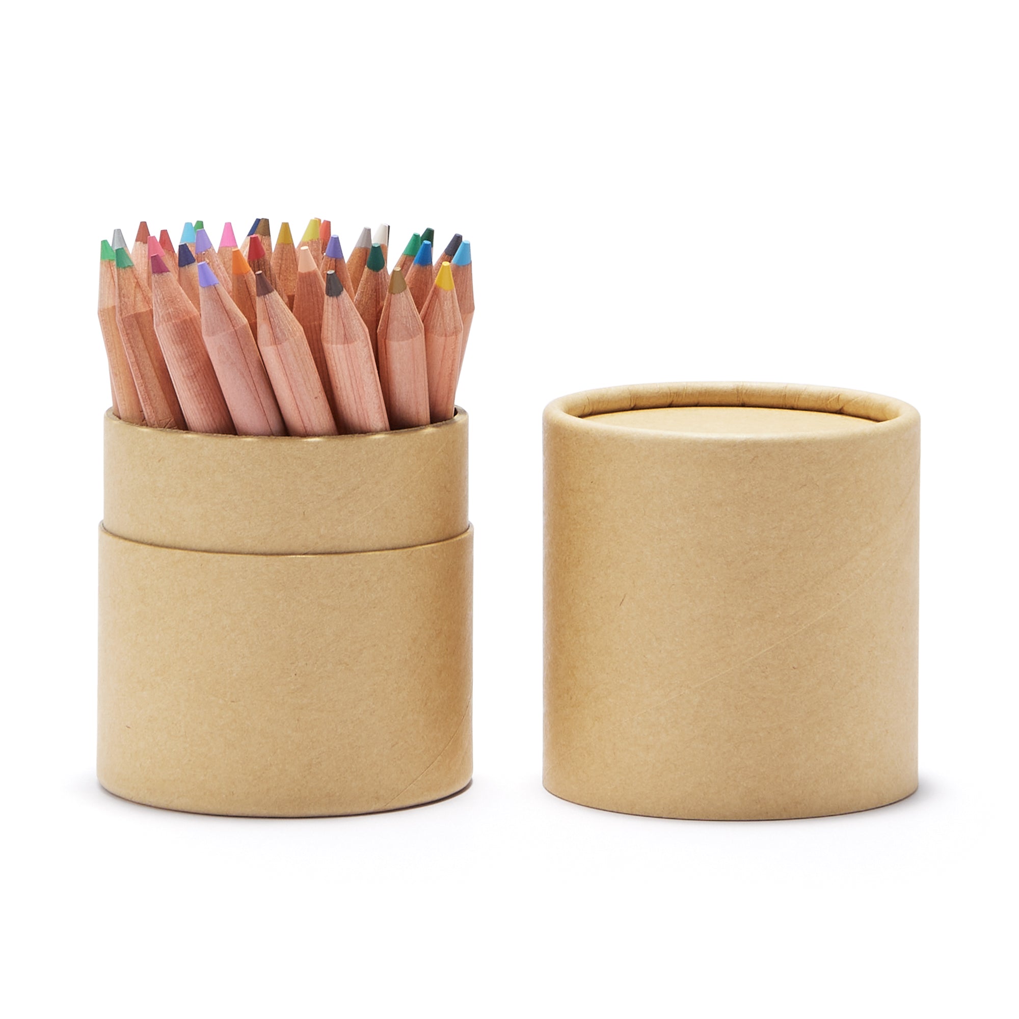 Colored Pencils with Paper Tube