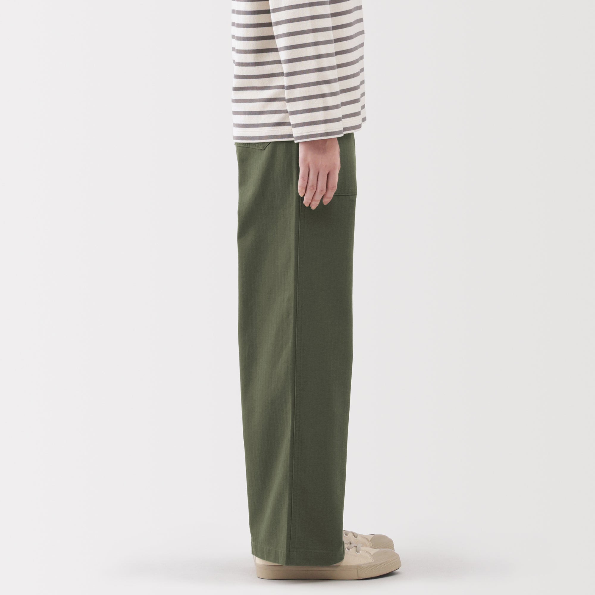 Herringbone Baker Trousers - Image 4