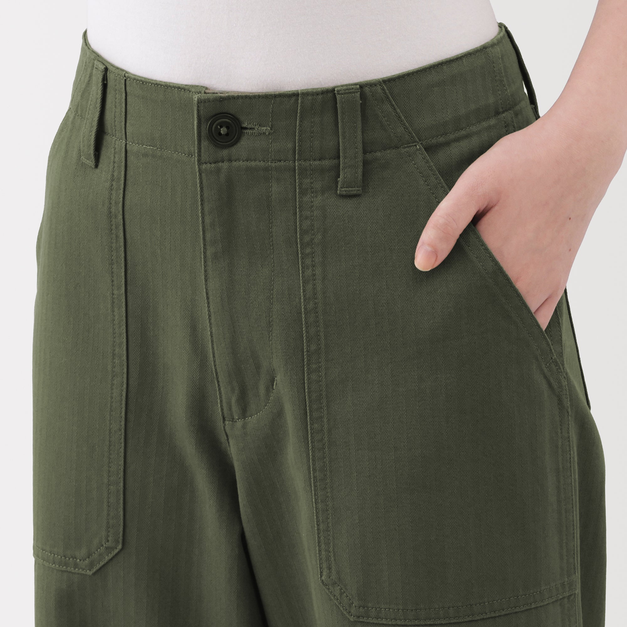 Herringbone Baker Trousers - Image 6