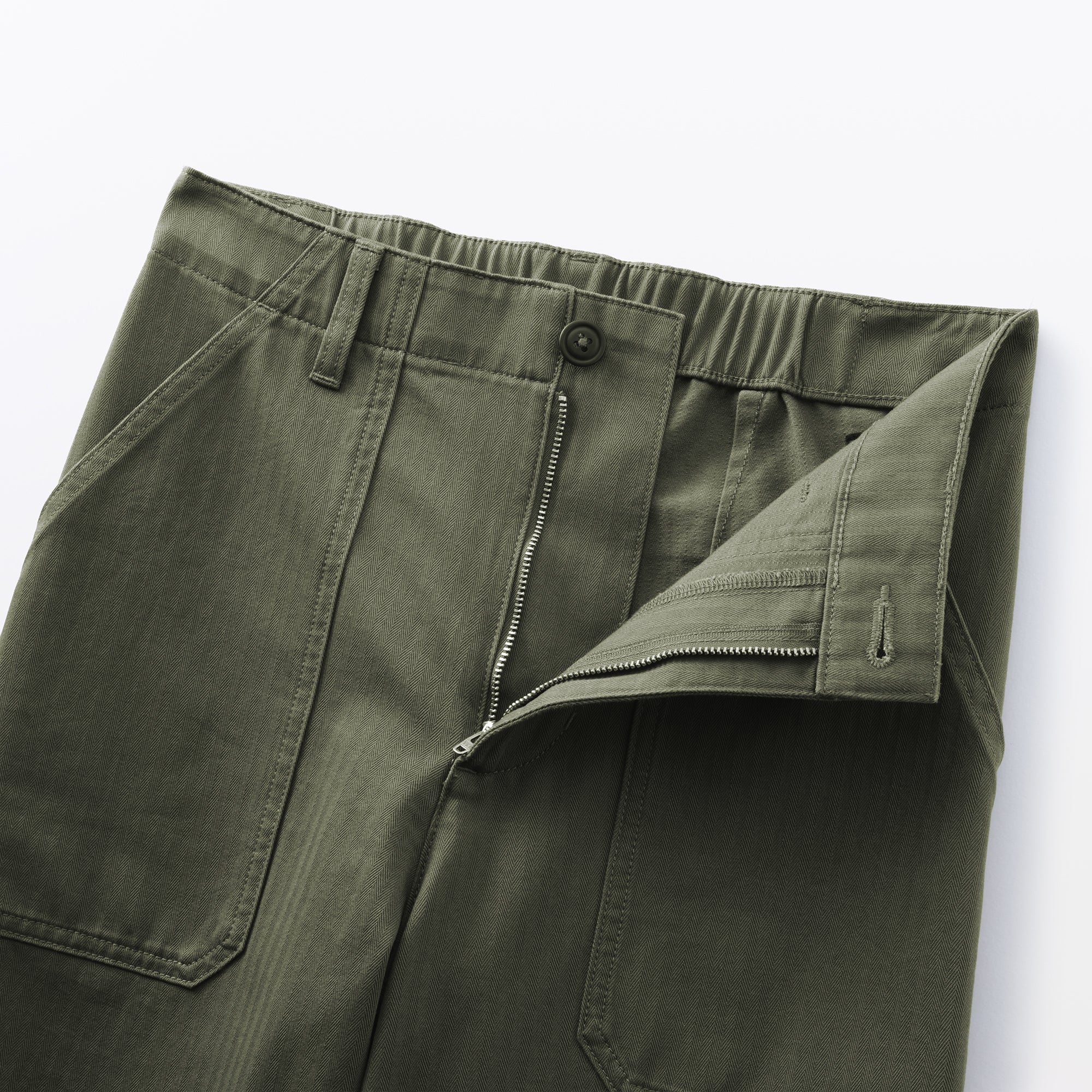 Herringbone Baker Trousers - Image 17