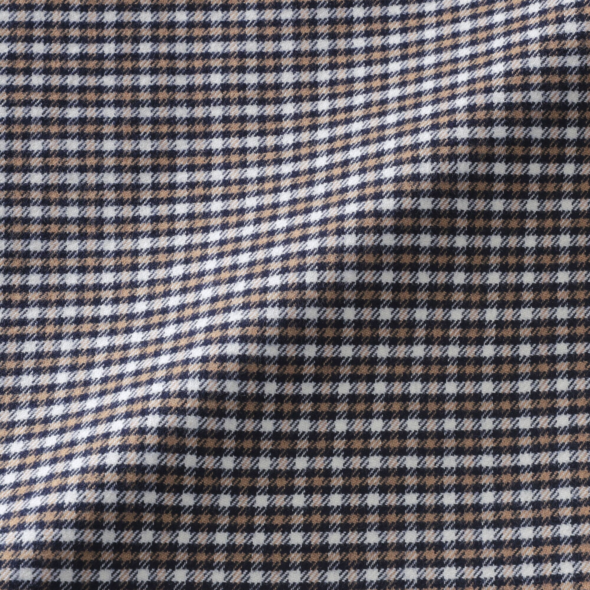 Flannel Stand Collar Shirt - Image 41