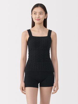 Cotton Blend Bra Tank Top