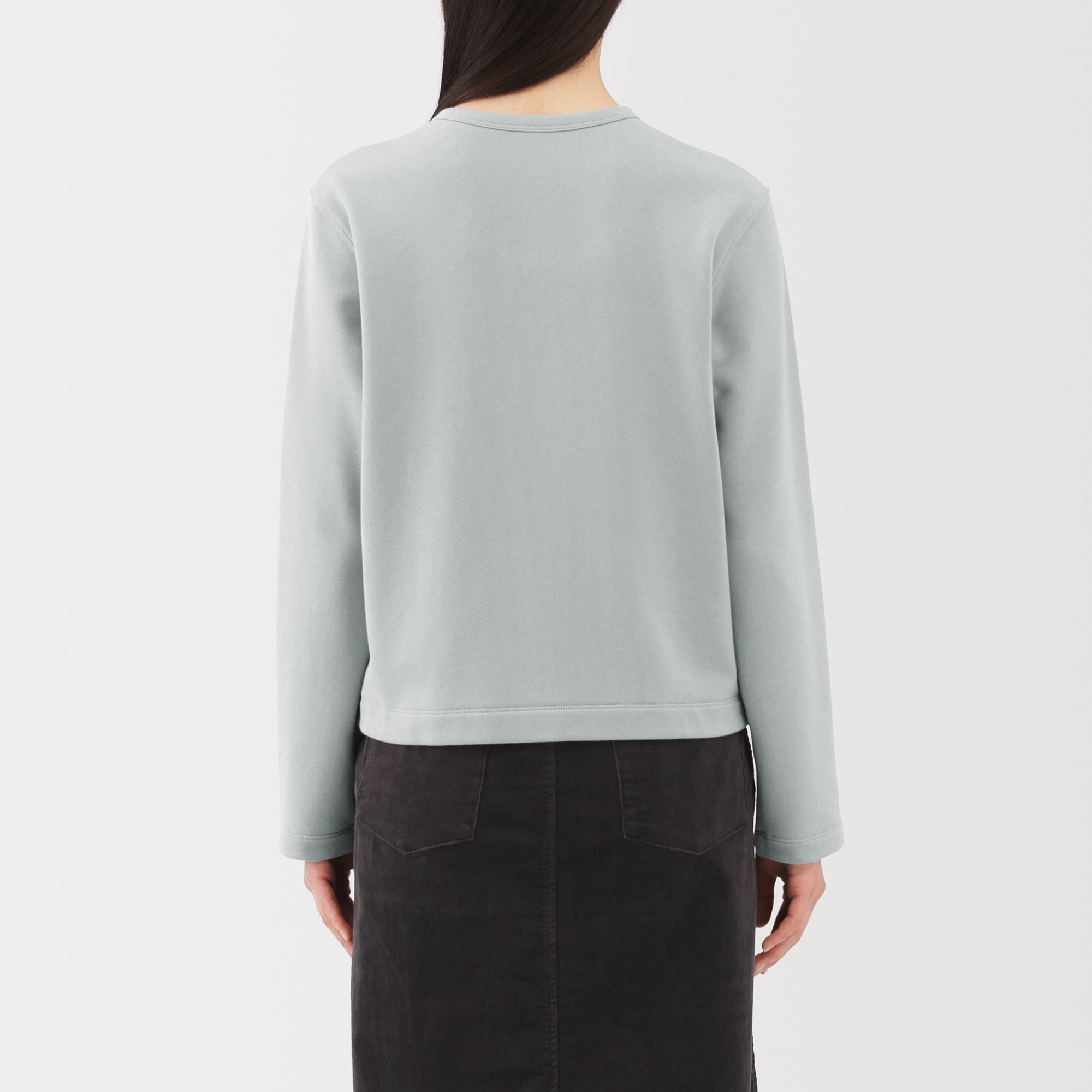 French Terry Sweatshirt Cardigan - Image 14