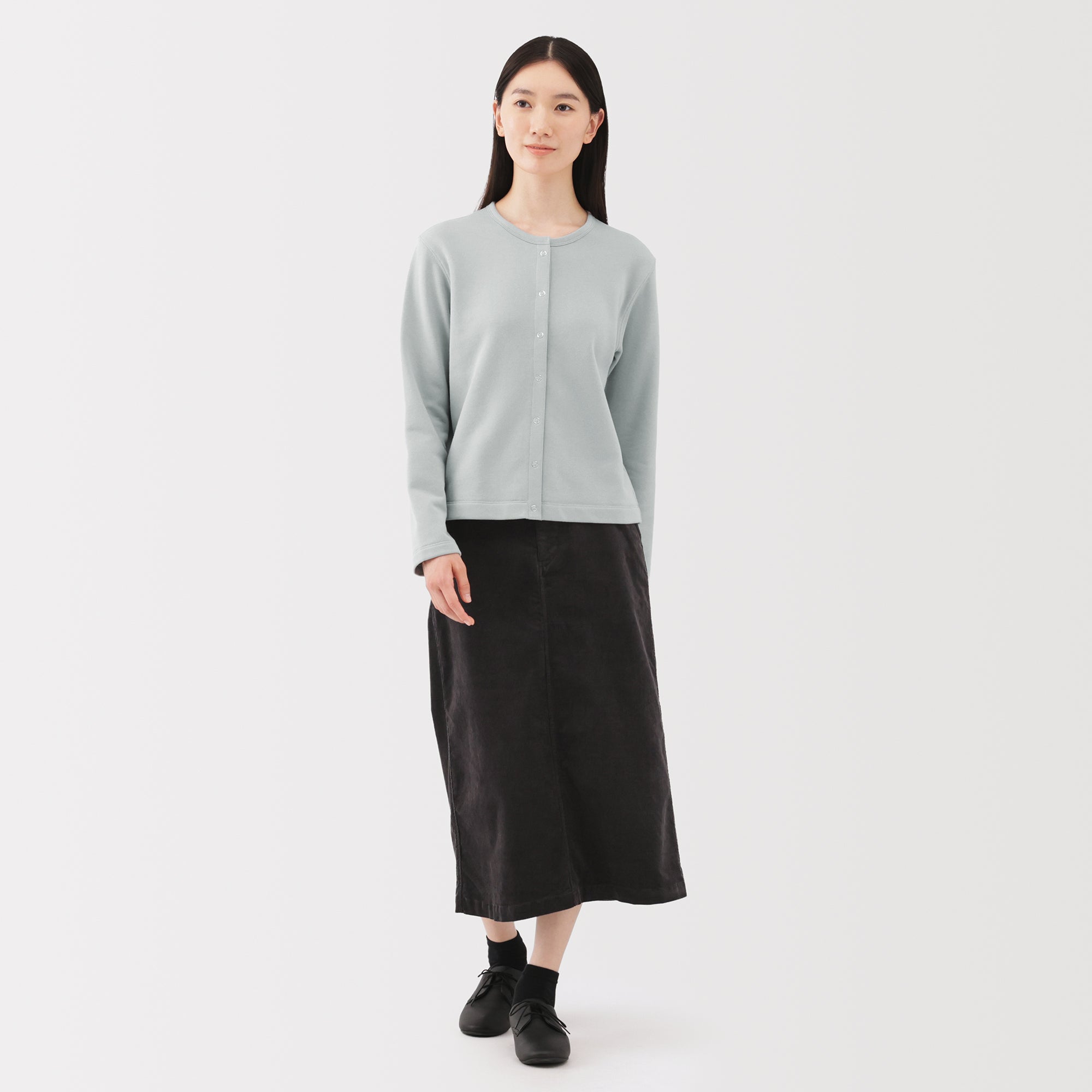 French Terry Sweatshirt Cardigan - Image 28