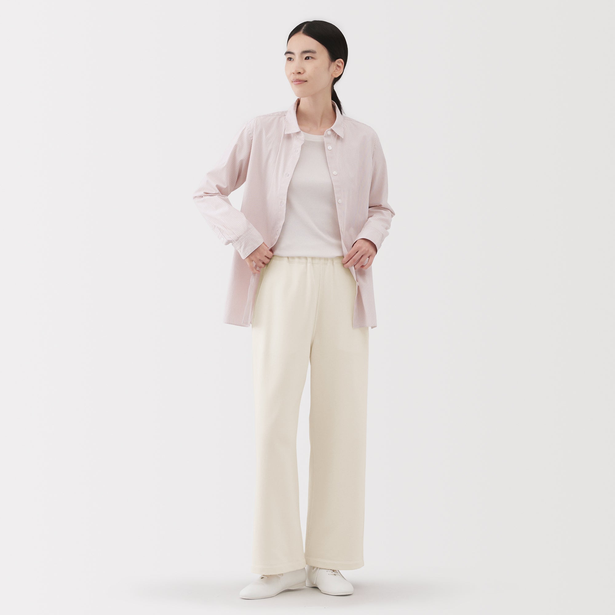 French Terry Wide Sweatpants - Image 34