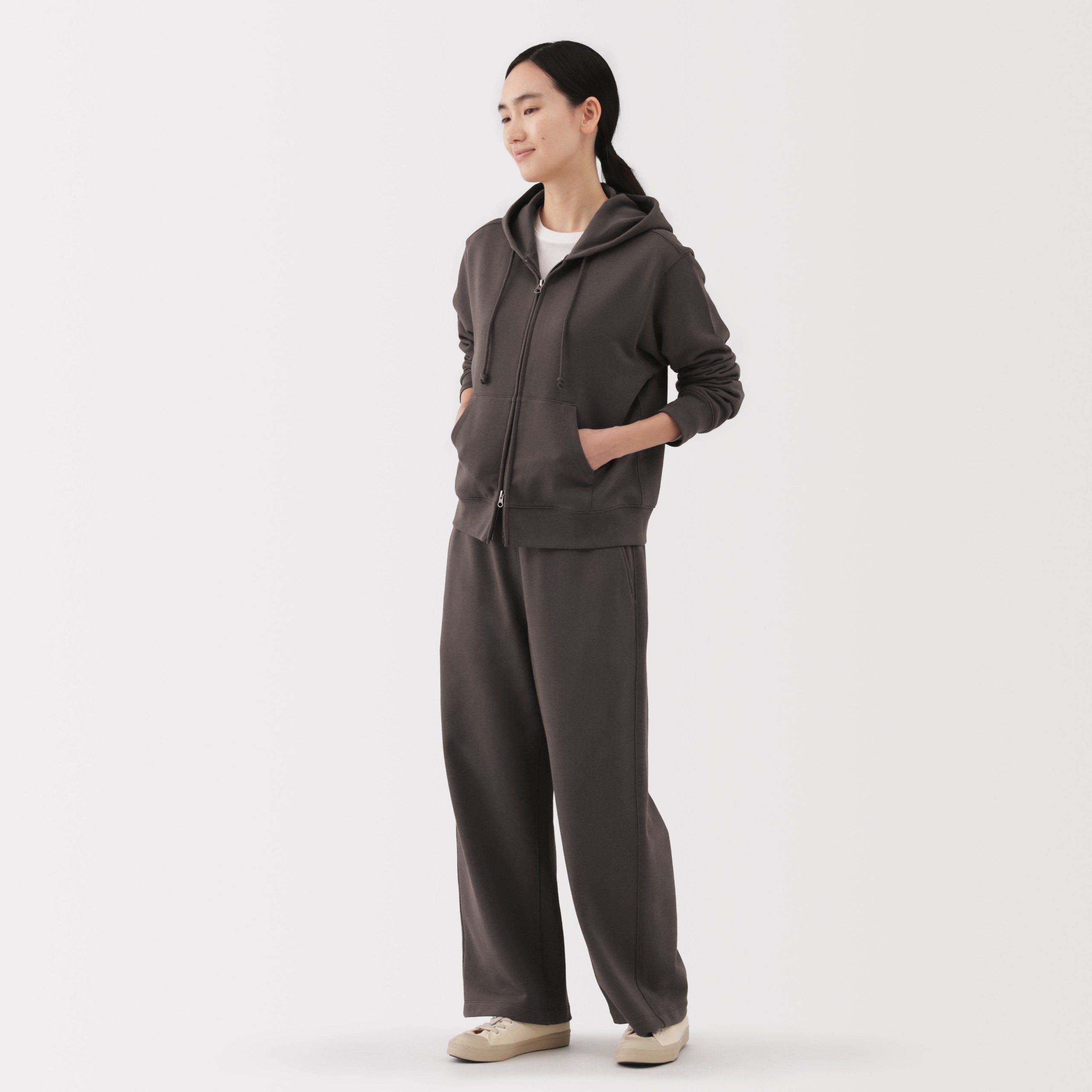 French Terry Wide Sweatpants - Image 4