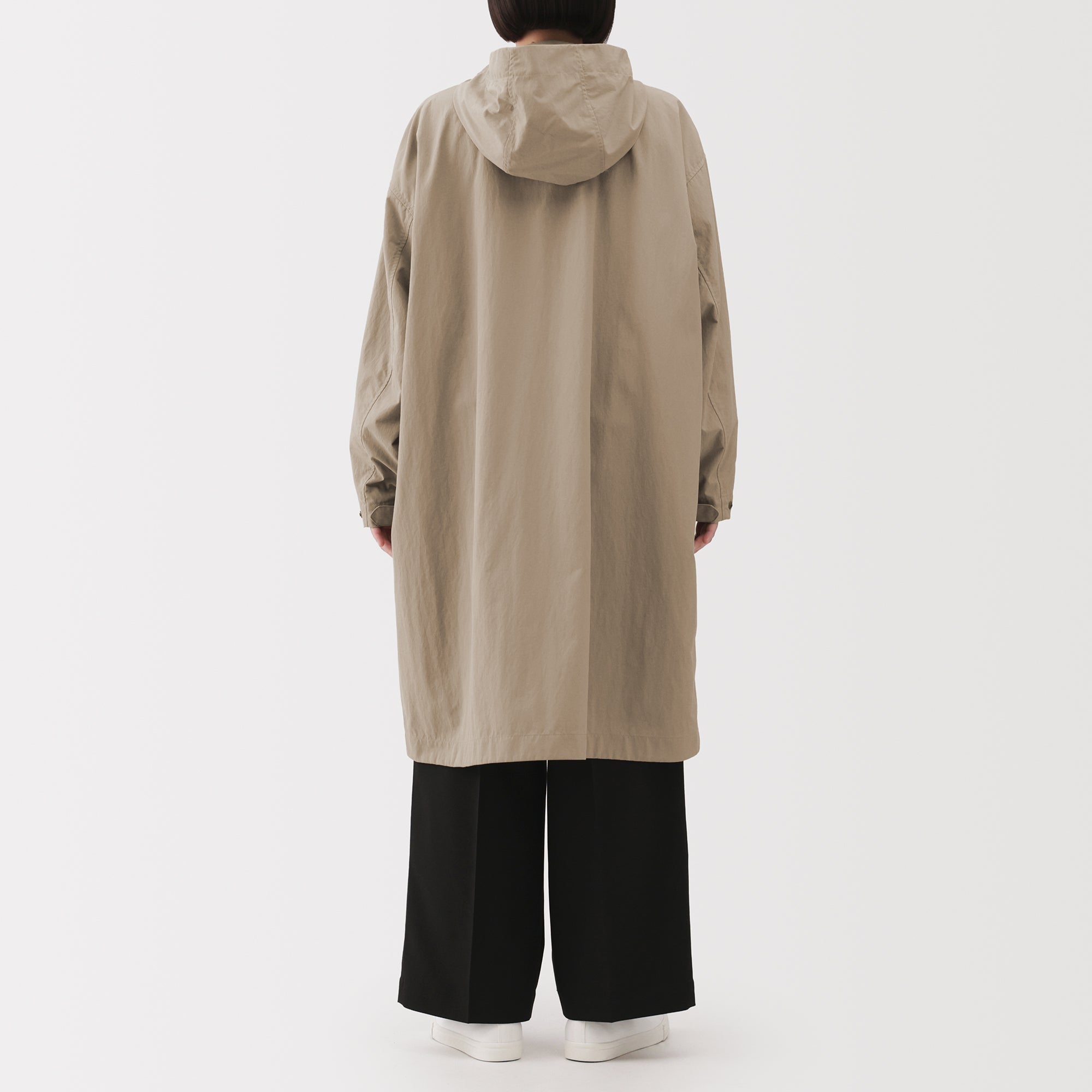Water-Repellent Hooded Long Coat - Image 17