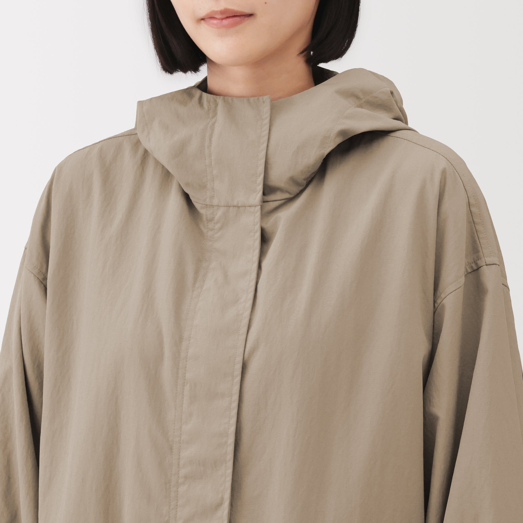 Water-Repellent Hooded Long Coat - Image 29