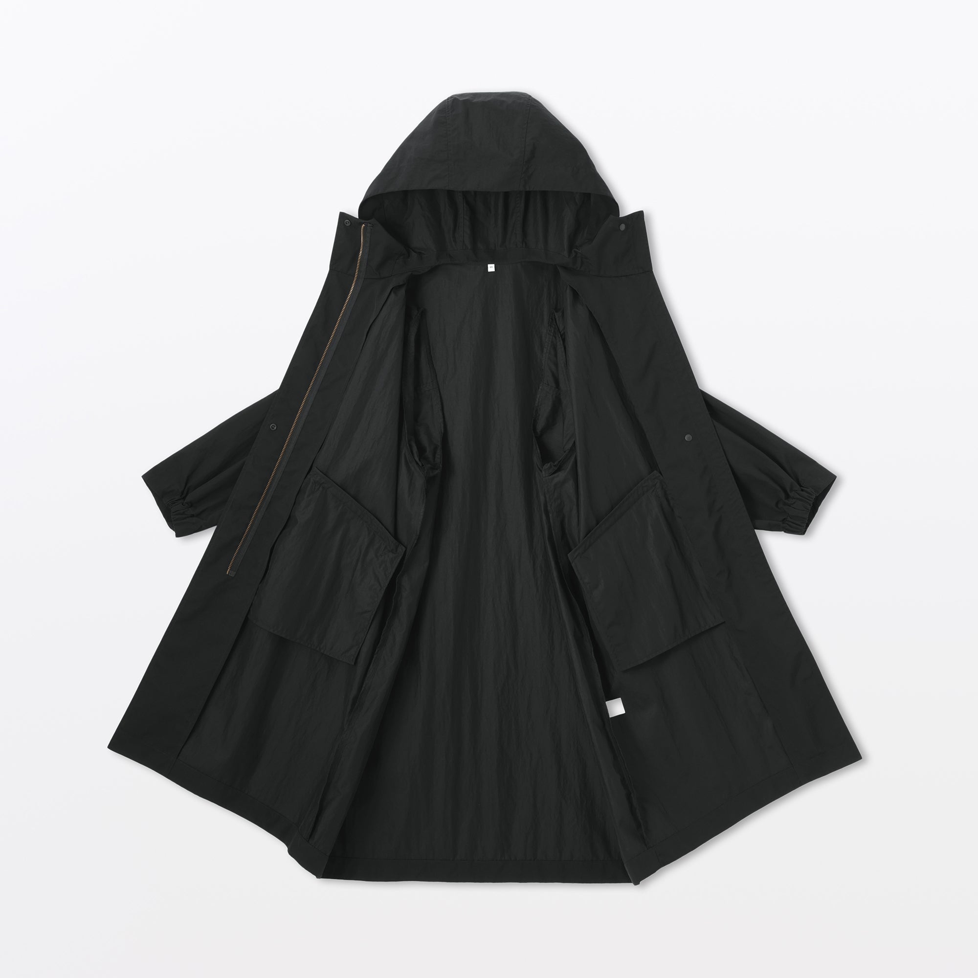 Water-Repellent Hooded Long Coat - Image 32