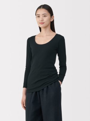 Warm Cotton U-Neck T-Shirt