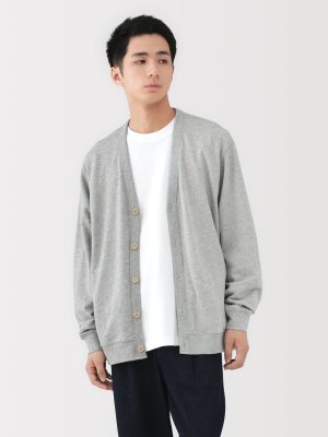 Sweatshirt V-Neck Cardigan