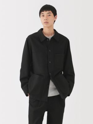 Kapok Blend Moleskin Coverall Jacket