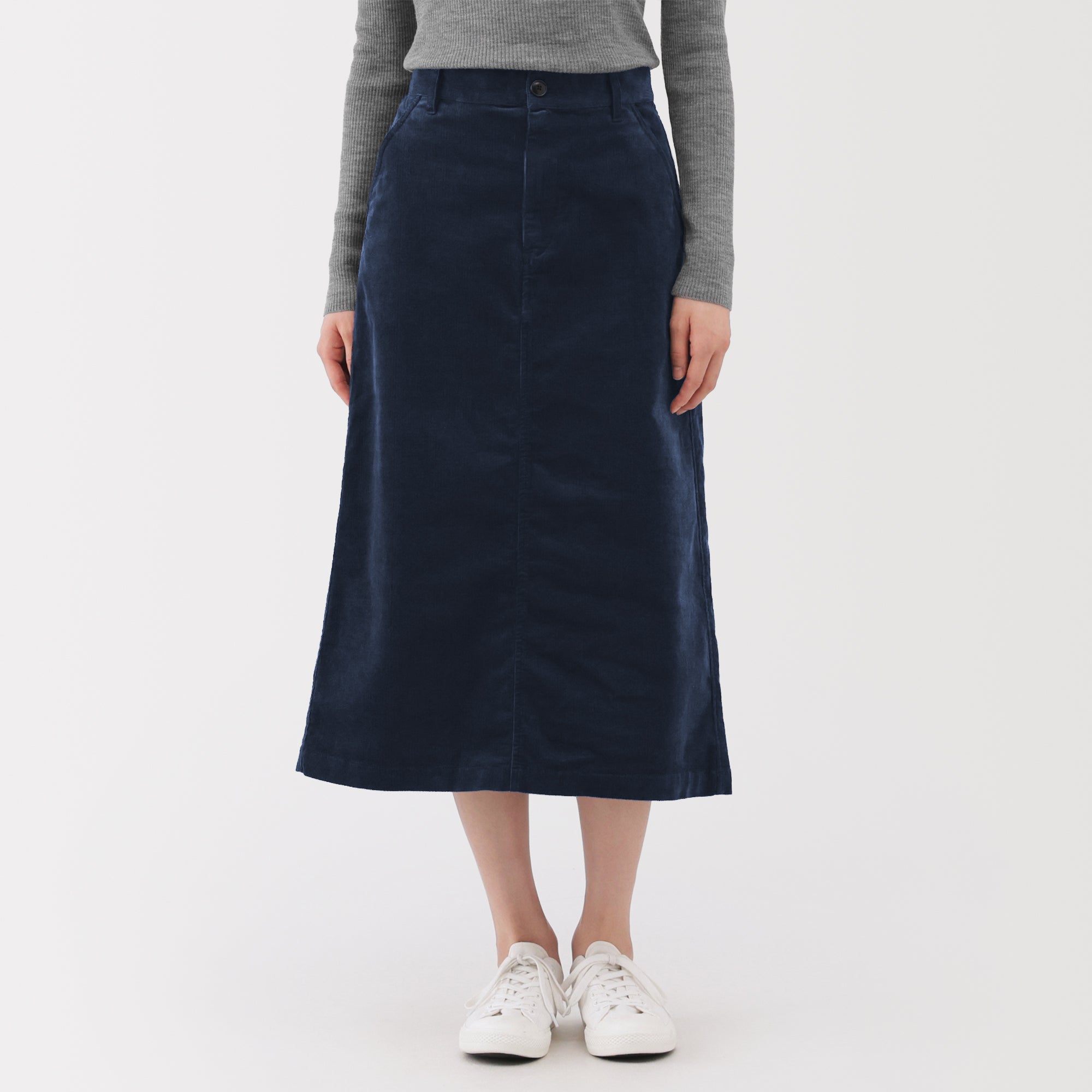 Corduroy Pencil Skirt