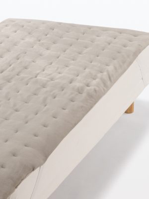 Recycled Polyester Quilted Bed Pad - Single