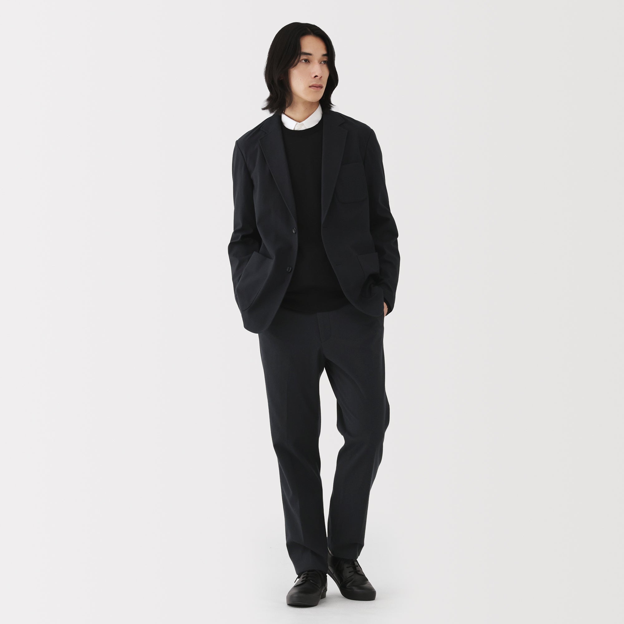 Brushed Flat Front Pants - Image 4