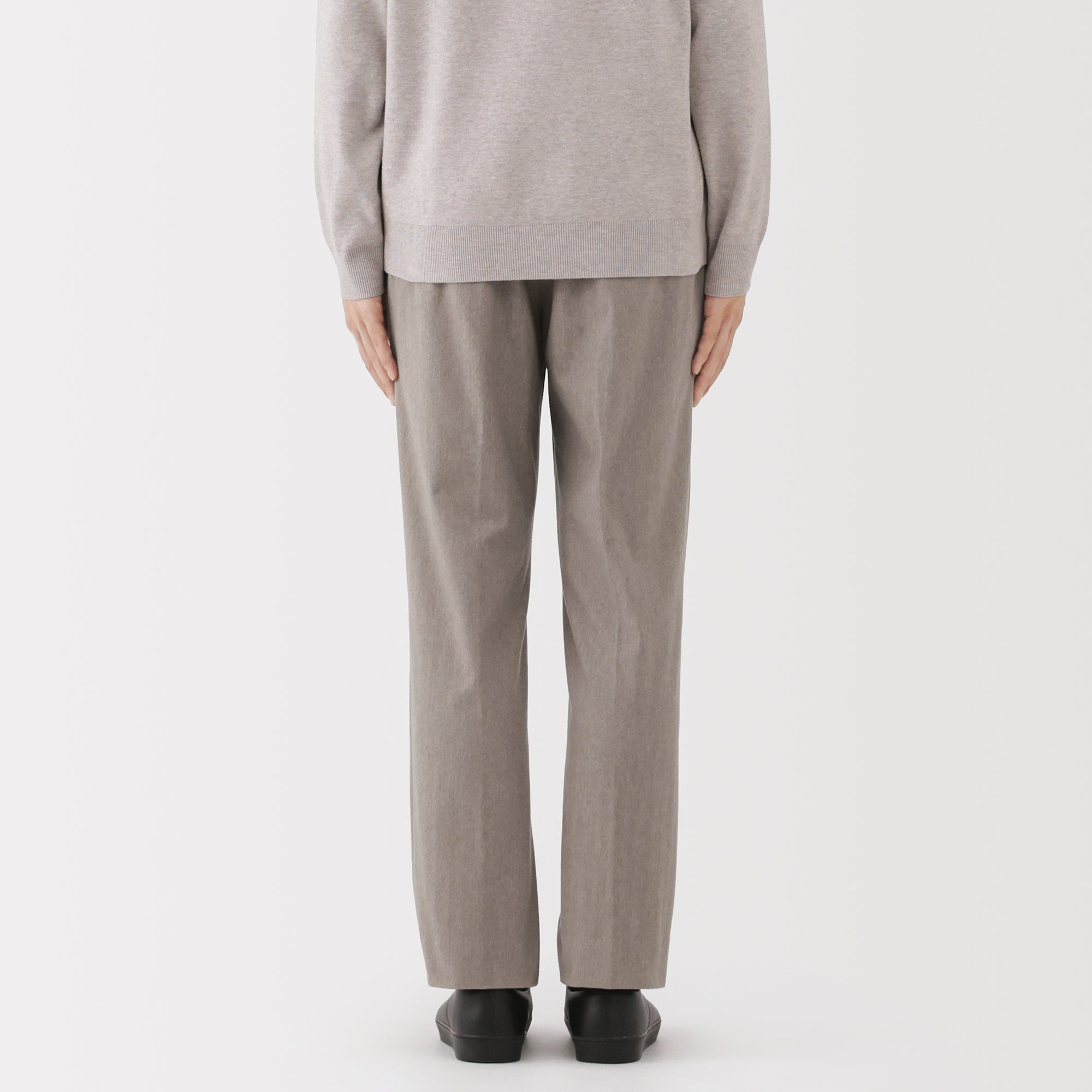 Brushed Flat Front Pants - Image 6