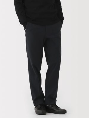 Brushed Flat Front Pants