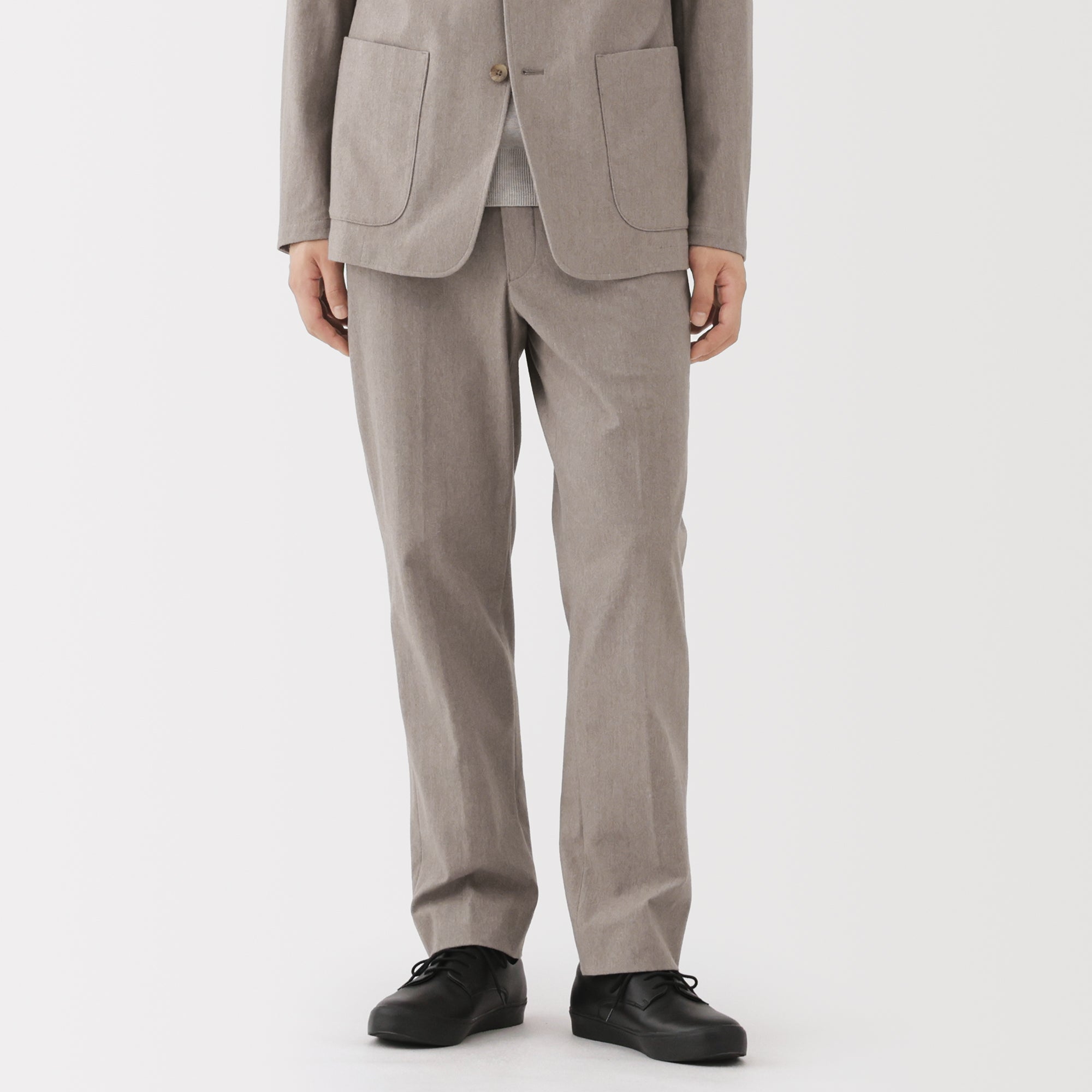 Brushed Flat Front Pants - Image 23