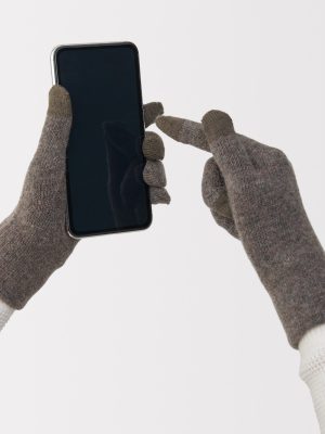 Merino Wool Blend Touchscreen Gloves