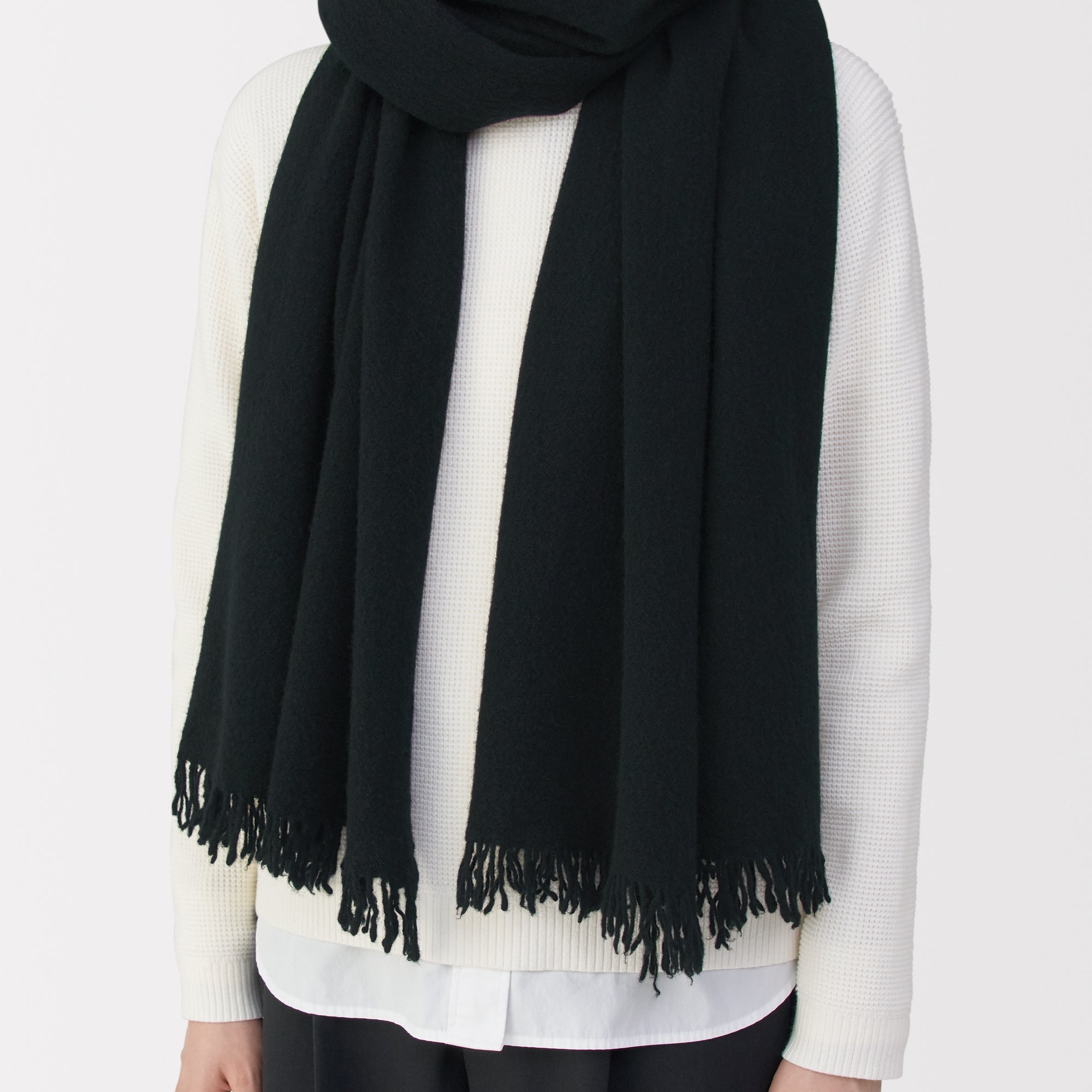 Fluffy Wool Blanket Stole - Image 15