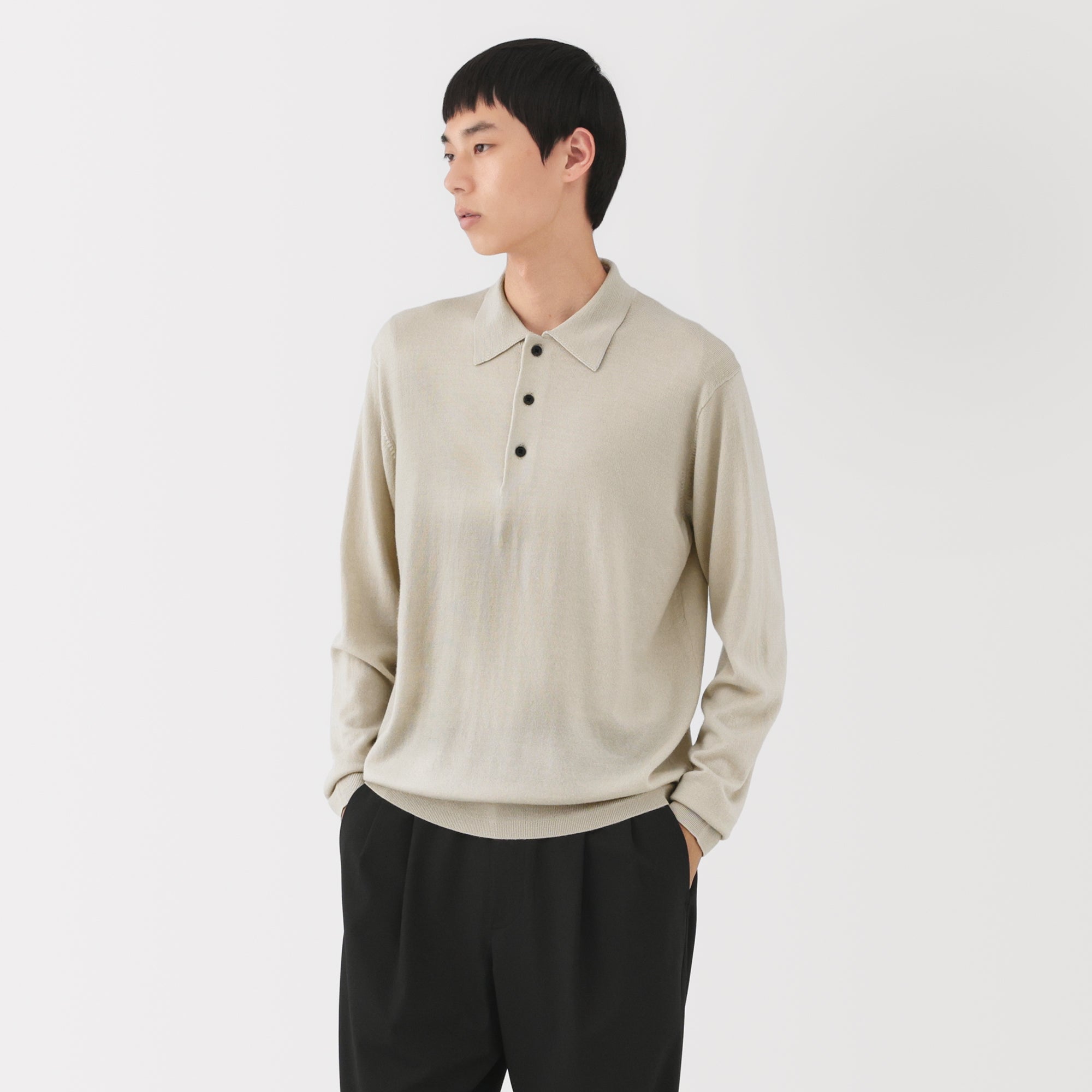 Wool Polo Shirt