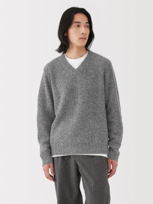 Wool V-Neck Sweater