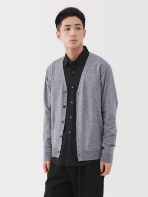 Wool V-Neck Cardigan