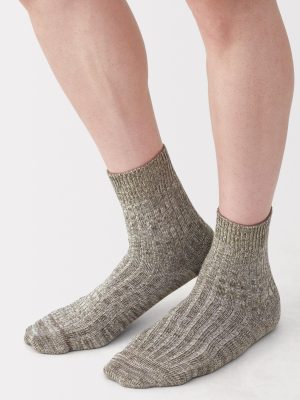 Ribbed Thick Short Socks