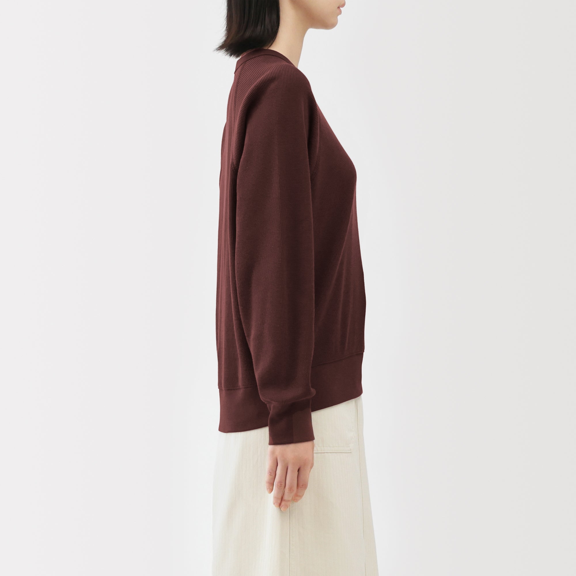 Waffle Crew Neck T-Shirt - Image 5