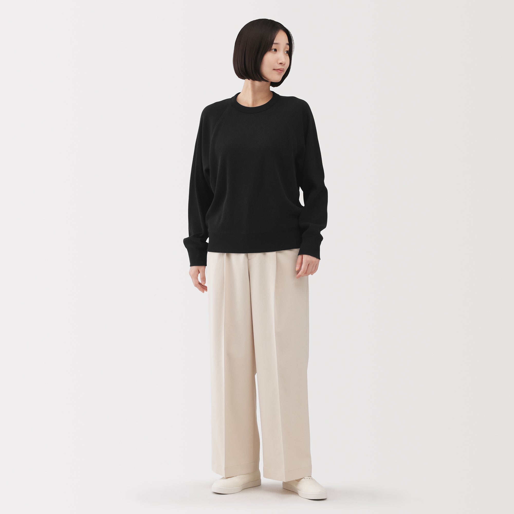 Waffle Crew Neck T-Shirt - Image 11