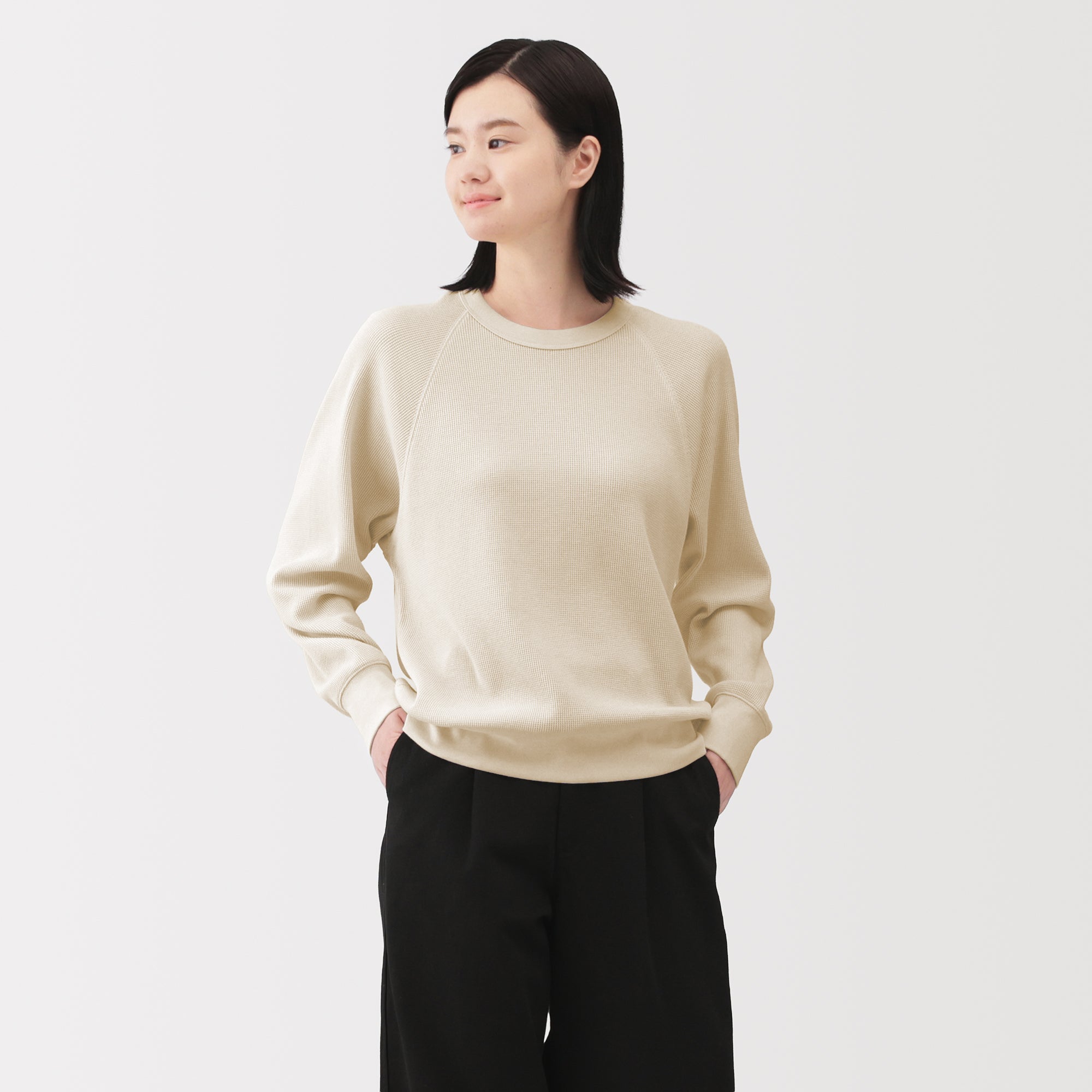 Waffle Crew Neck T-Shirt - Image 17