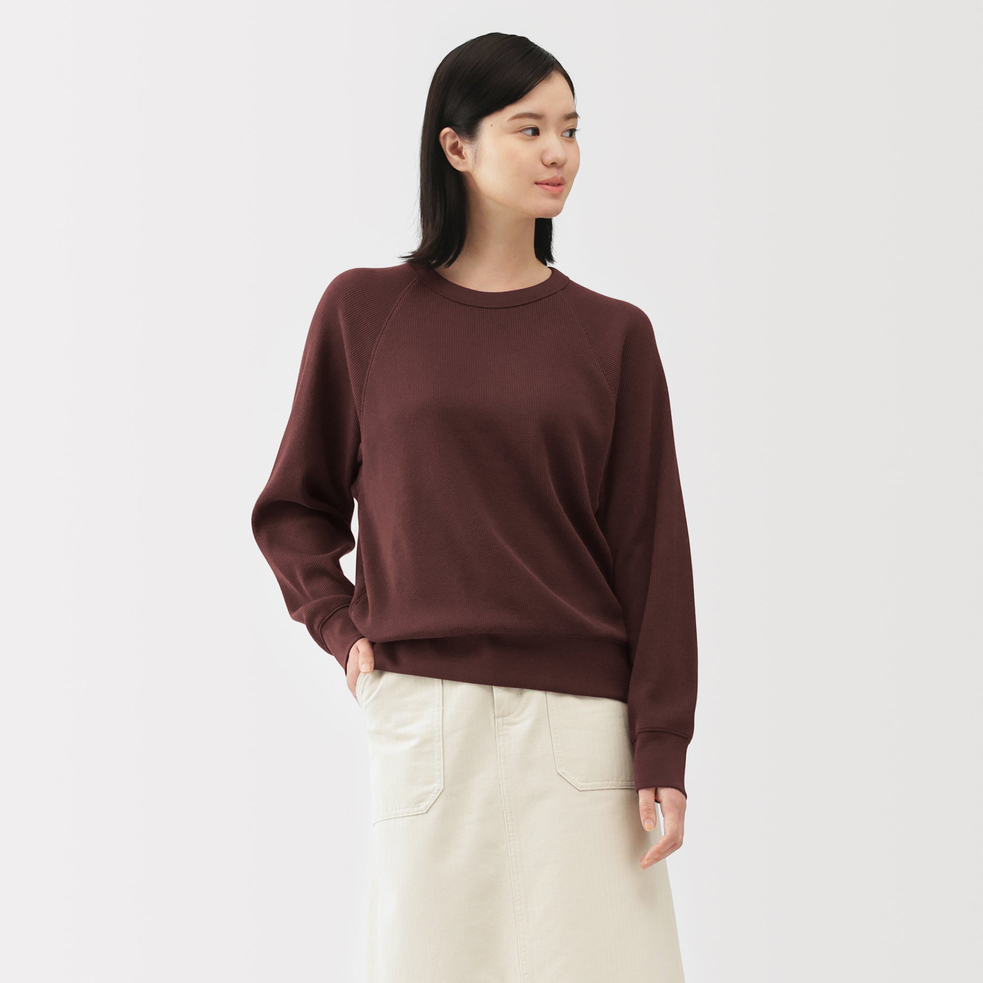 Waffle Crew Neck T-Shirt - Image 38