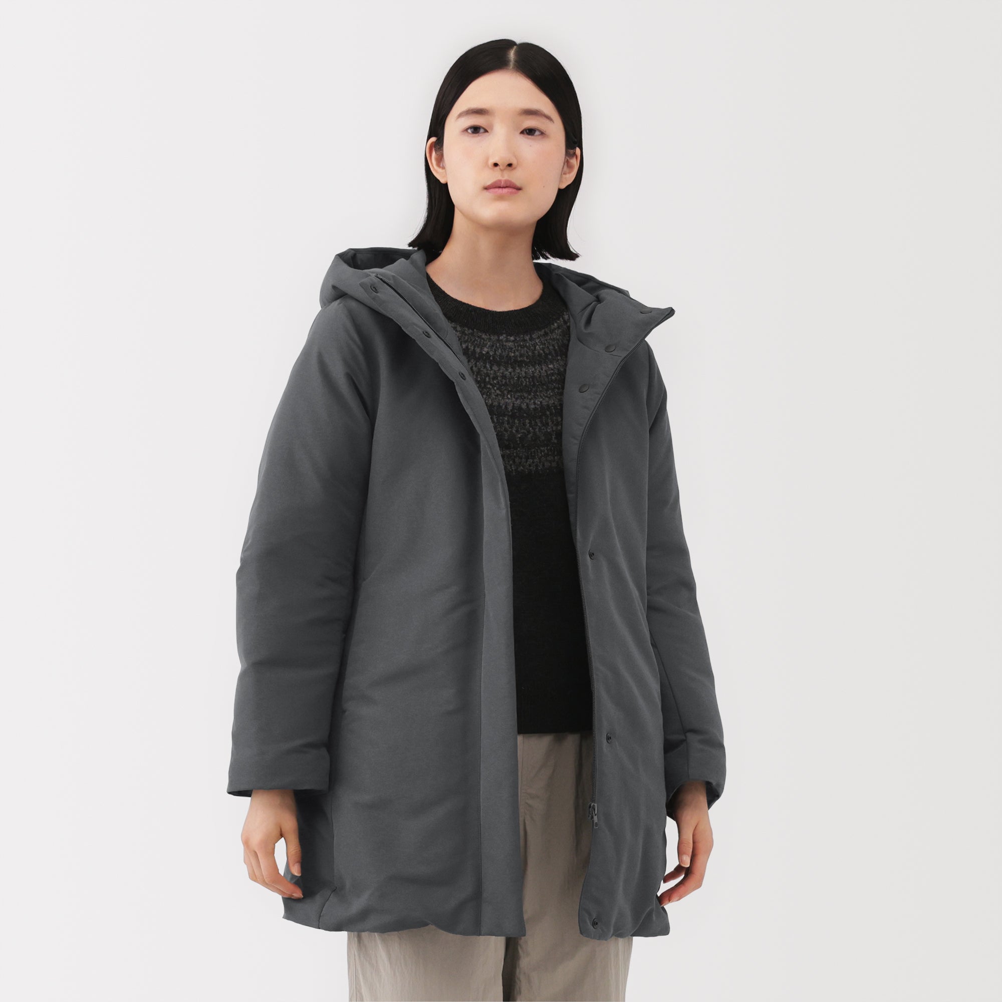Water-Repellent Down Coat