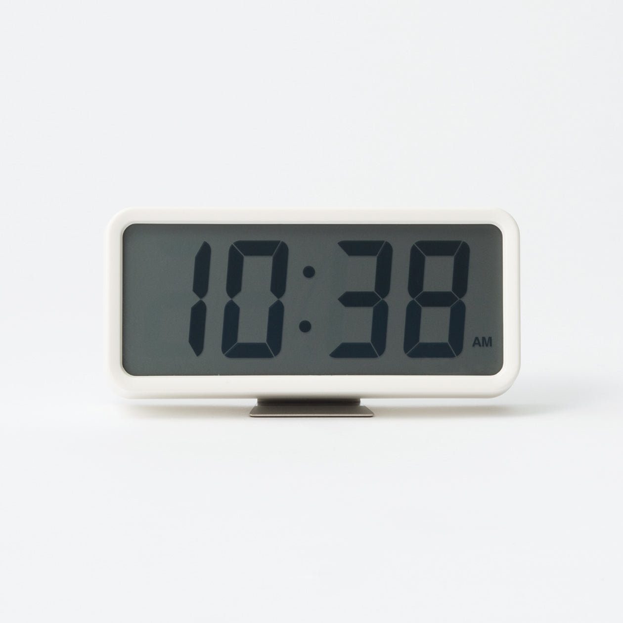 Digital Clock with Alarm - White - Medium