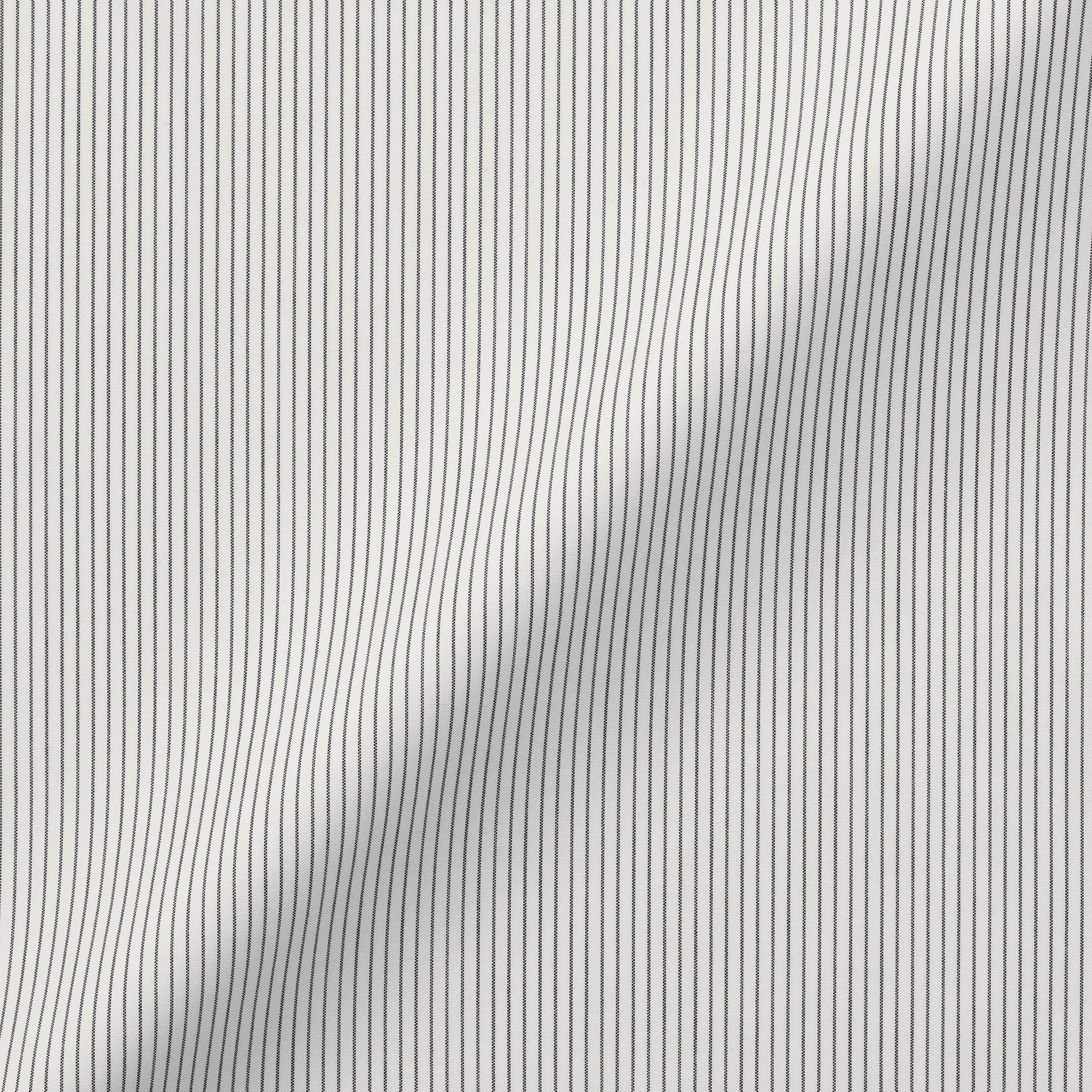 Cotton Semi-Spread Collar Shirt - Image 9