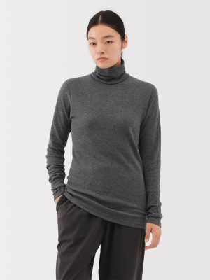 Labo Cotton Cashmere Turtleneck T-Shirt