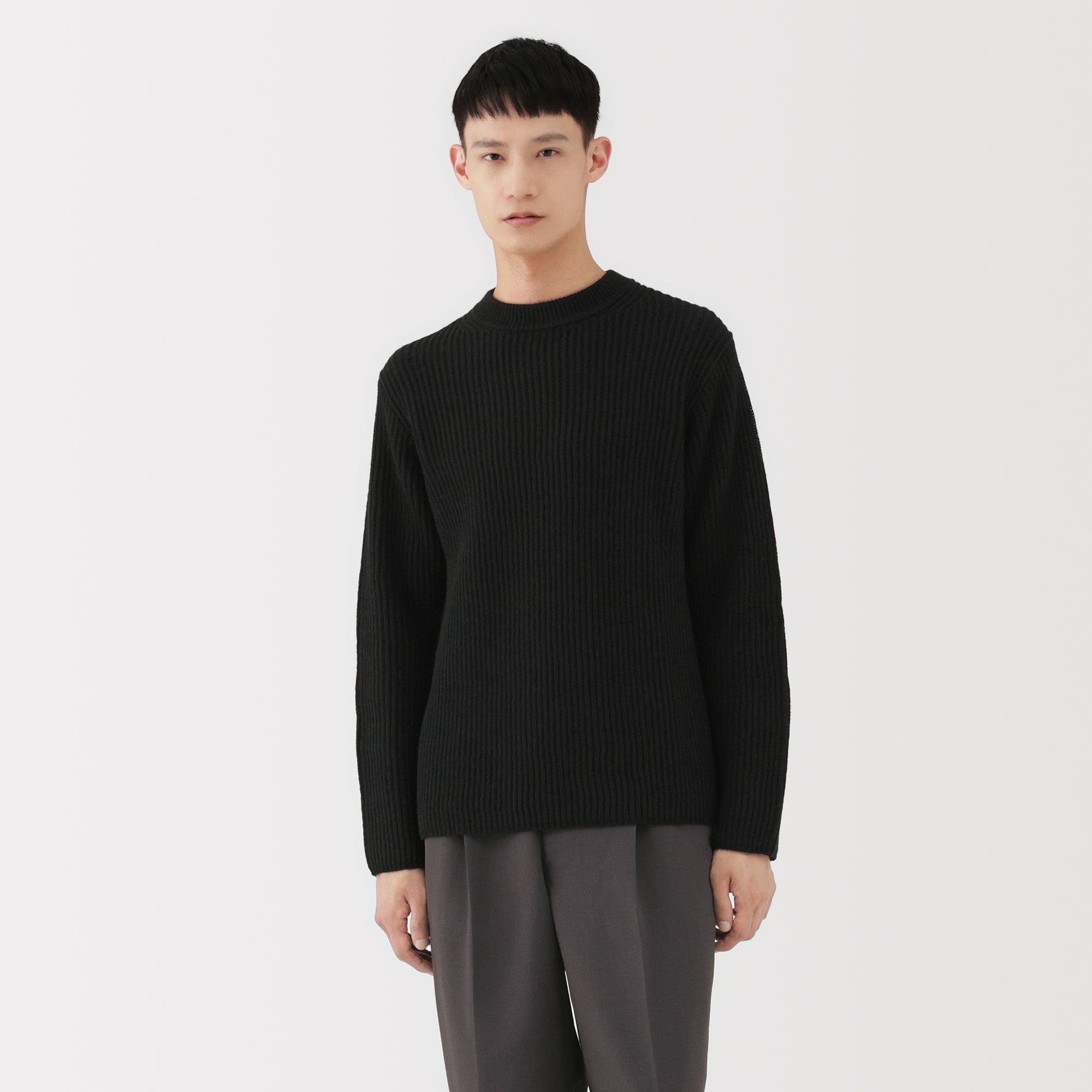 Labo Merino Wool Elbow Patch Sweater - Image 12