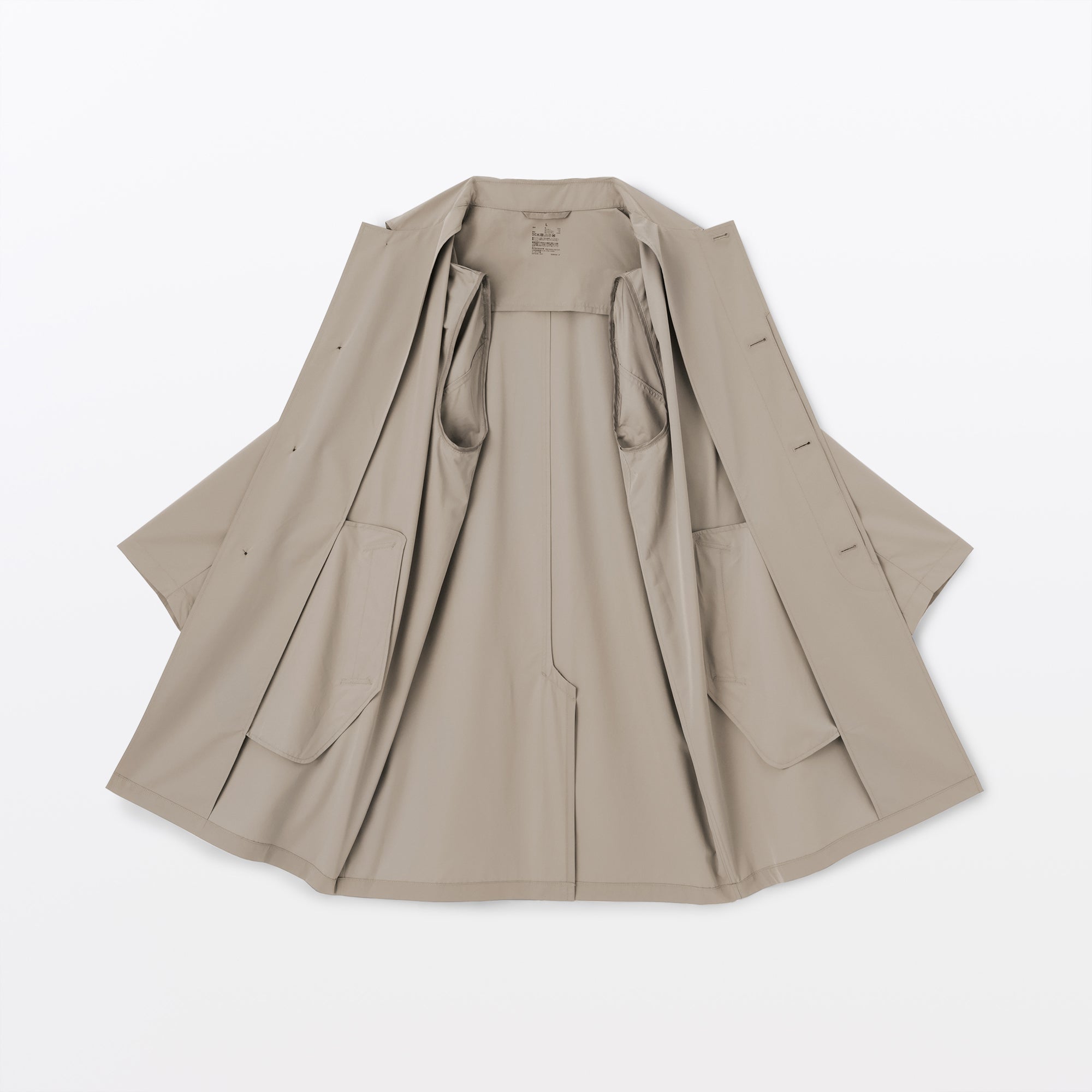 Water Repellent Stand Fall Collar Coat - Image 18