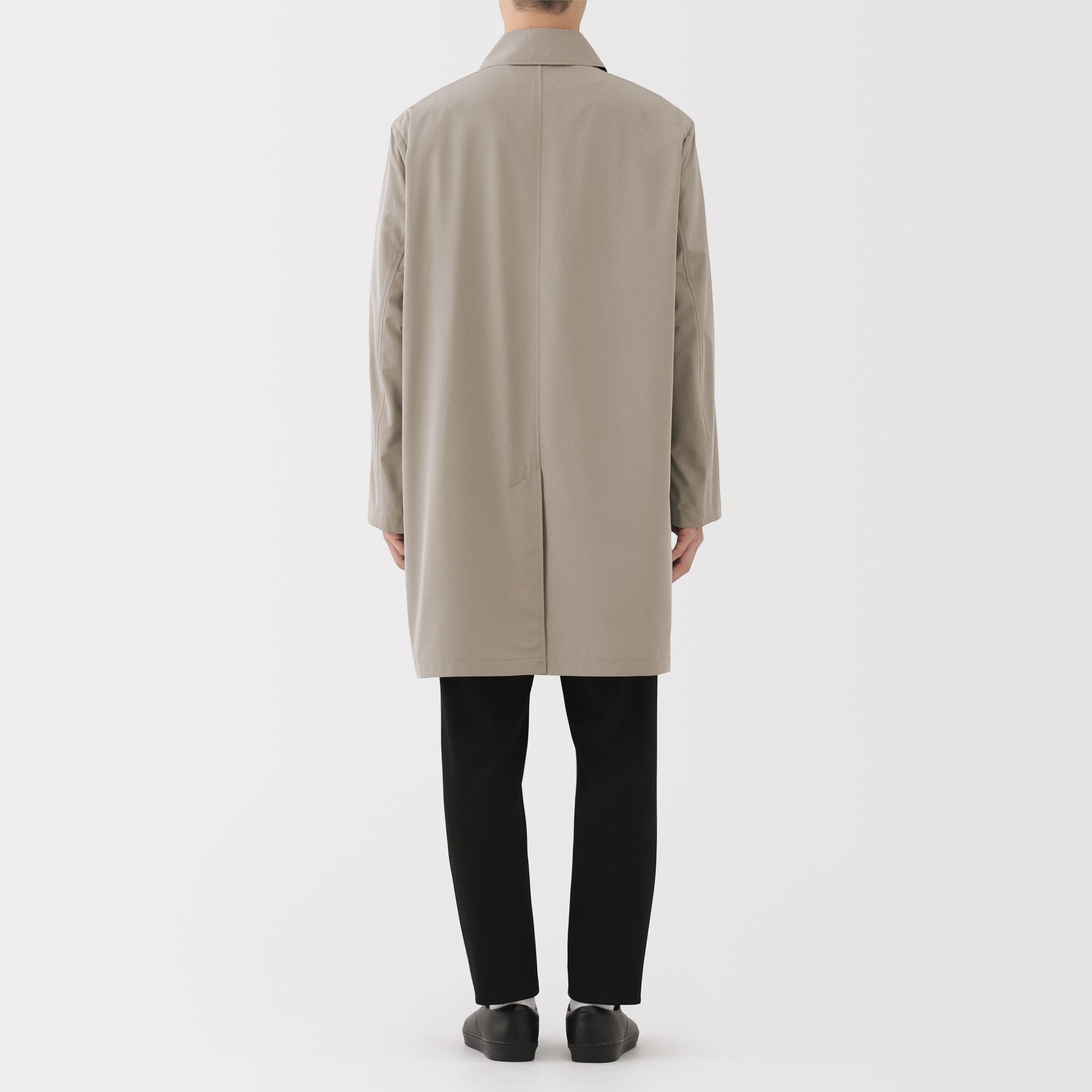 Water Repellent Stand Fall Collar Coat - Image 6